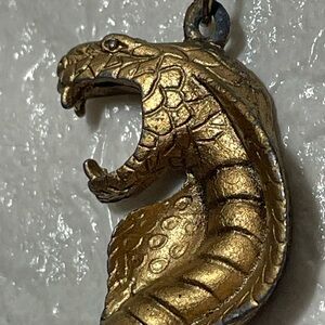 Vtg Les Bernard Cobra Necklace
